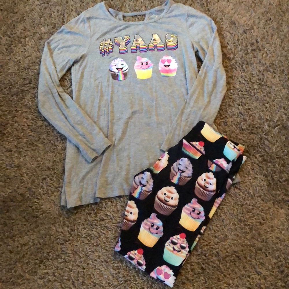 Justice two piece outfit